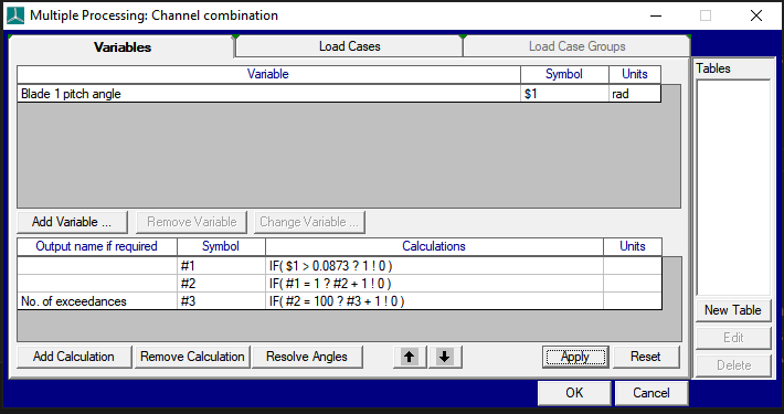 Multi-processing channel combination