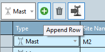 Add Measurement Site In Table