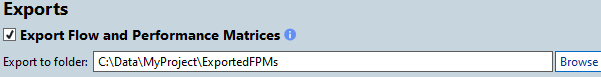 Design Turbulence Export FPMs Path