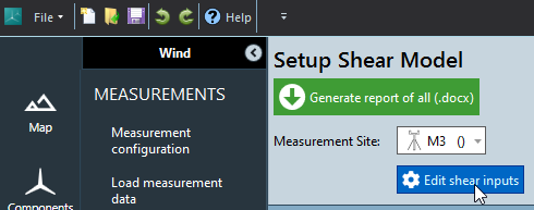 Shear Edit Inputs